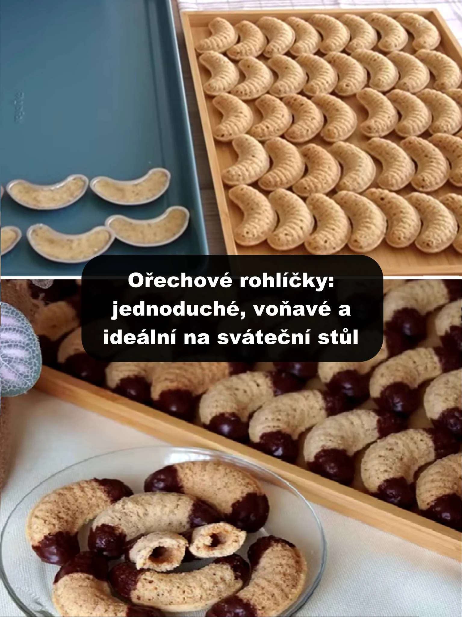 ořechové rohlíčky